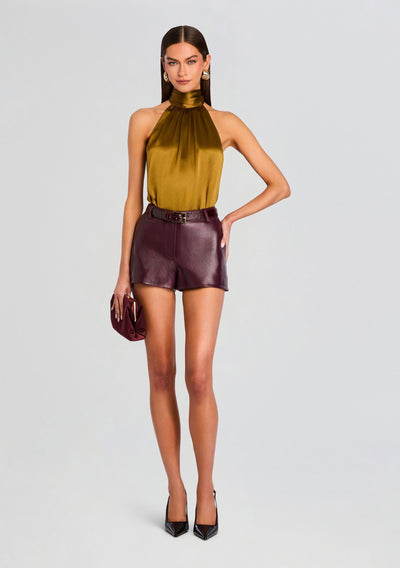 MARTINA TOP IN OCHRE