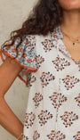 Mabe Stella Short Sleeve Top at Romi Boutique