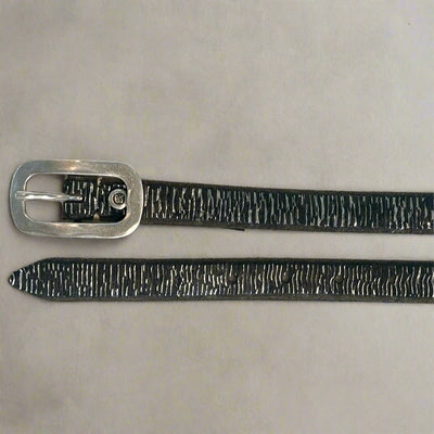 JANINE SKINNY IN ANTHRACITE/SILVER - Romi Boutique