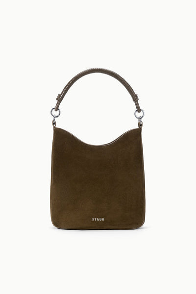 MEL SHOULDER BAG IN TRUFFLE SUEDE