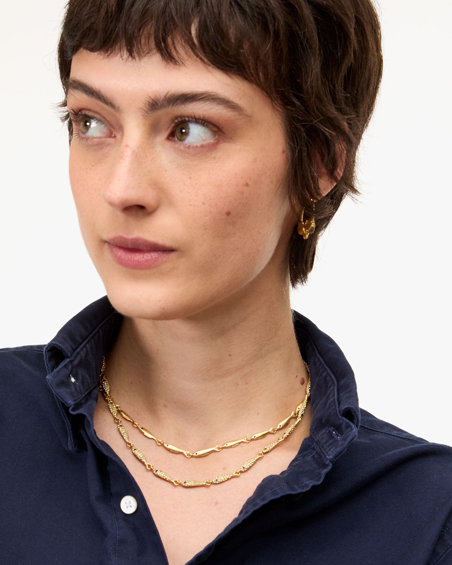 Le Pavé Sardine Necklace