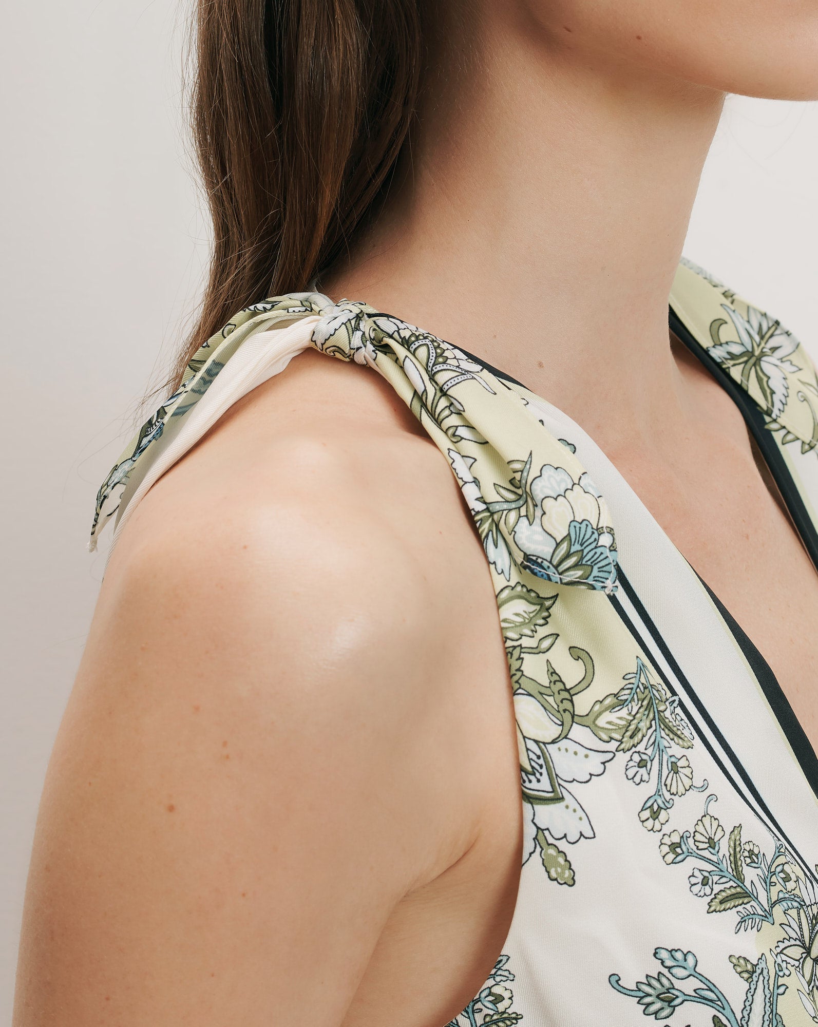 Veronica Beard KALIZA SCARF PRINT MIDI DRESS at Romi Boutique