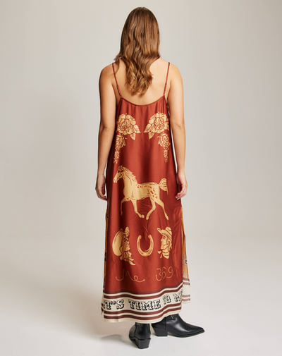 OLIVIA CAMISOLE DRESS IN RODEO - Romi Boutique