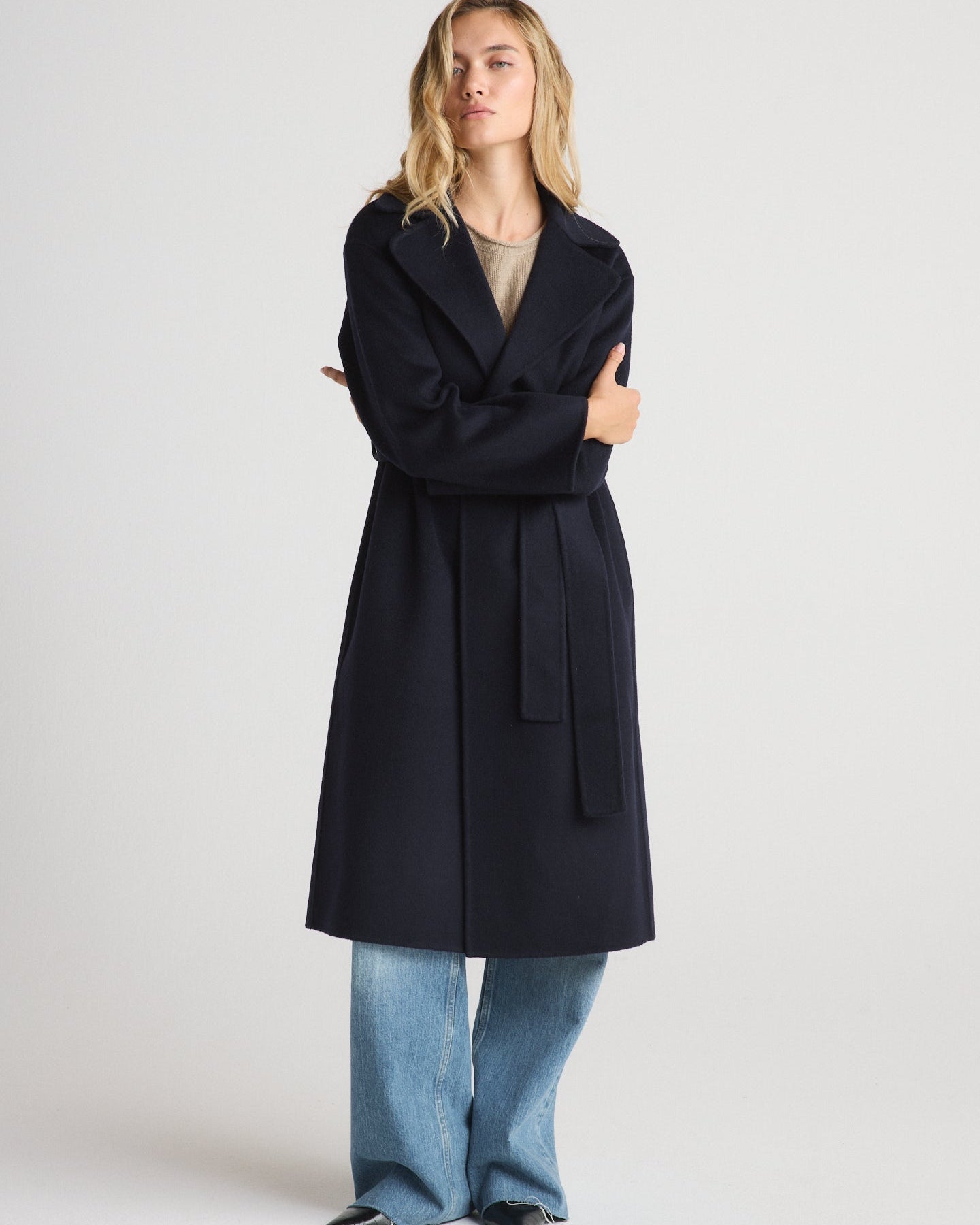 W.Cashmere Marica Robe Coat at Romi Boutique