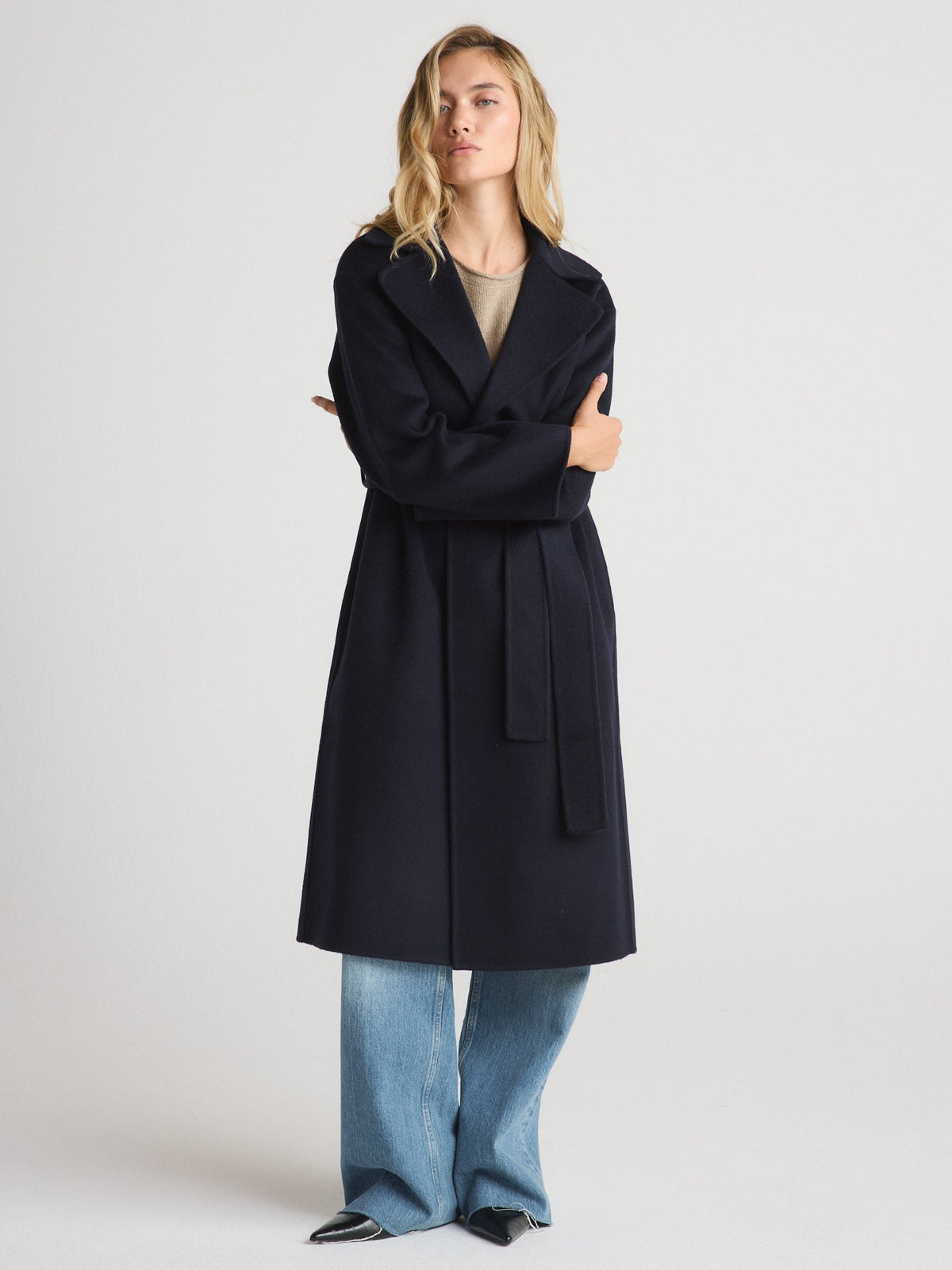 W.Cashmere Marica Robe Coat at Romi Boutique