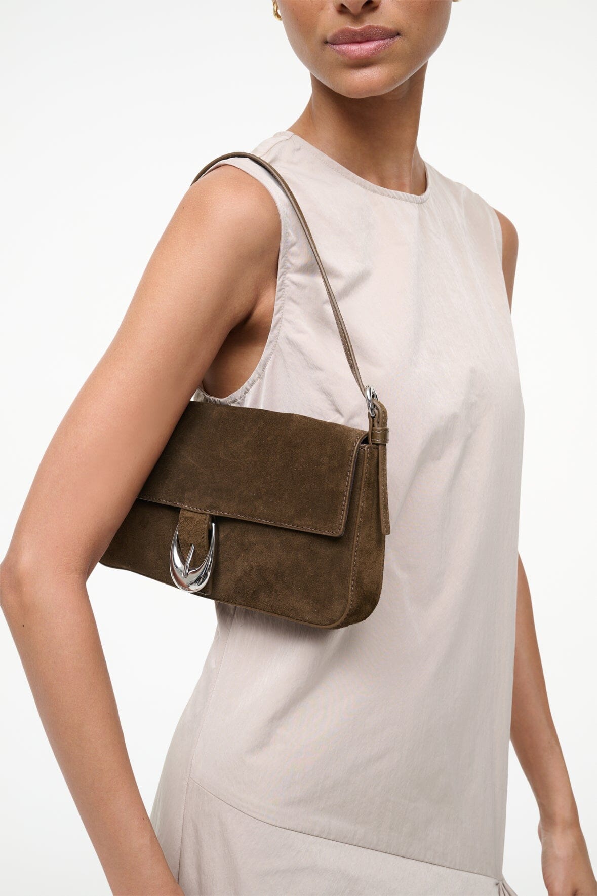 HARLOW BAG IN TRUFFLE SUEDE