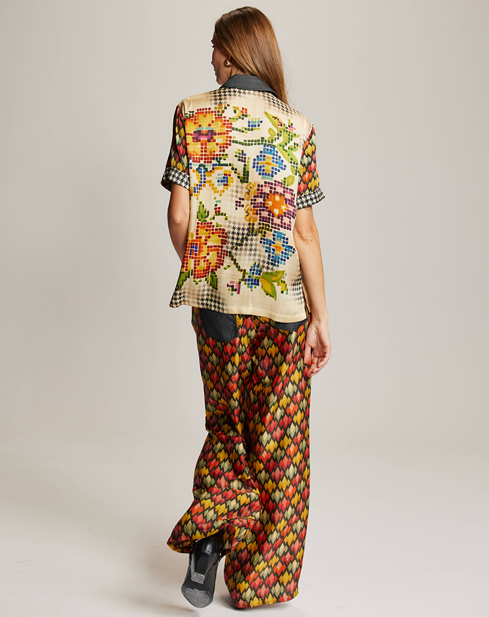 Me369 Myla Collar Shirt at Romi Boutique