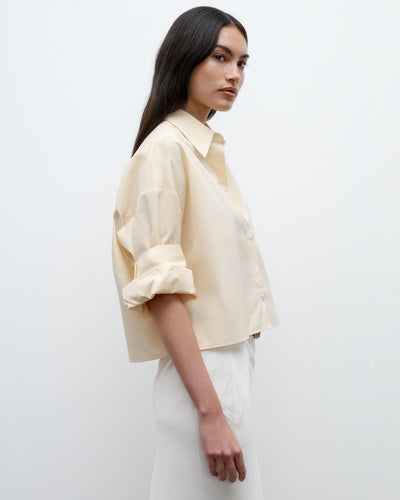 NEXT EX TOP IN IVORY/YELLOW IVY