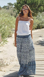 Mabe Esti Print Maxi Skirt at Romi Boutique