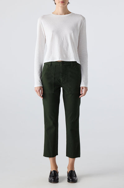 EASY ARMY TROUSER IN MOSSWOOD