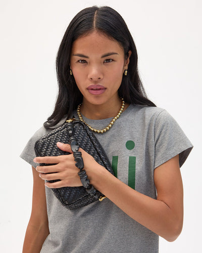 TOP HANDLE STRAP IN BLACK KNIGHTS