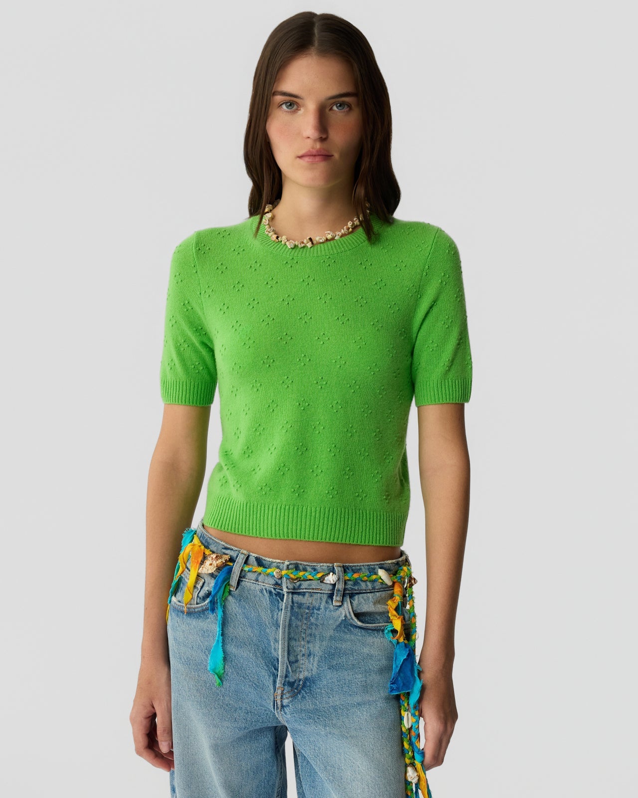Guest In Residence COMPASS SWEATER TEE at Romi Boutique
