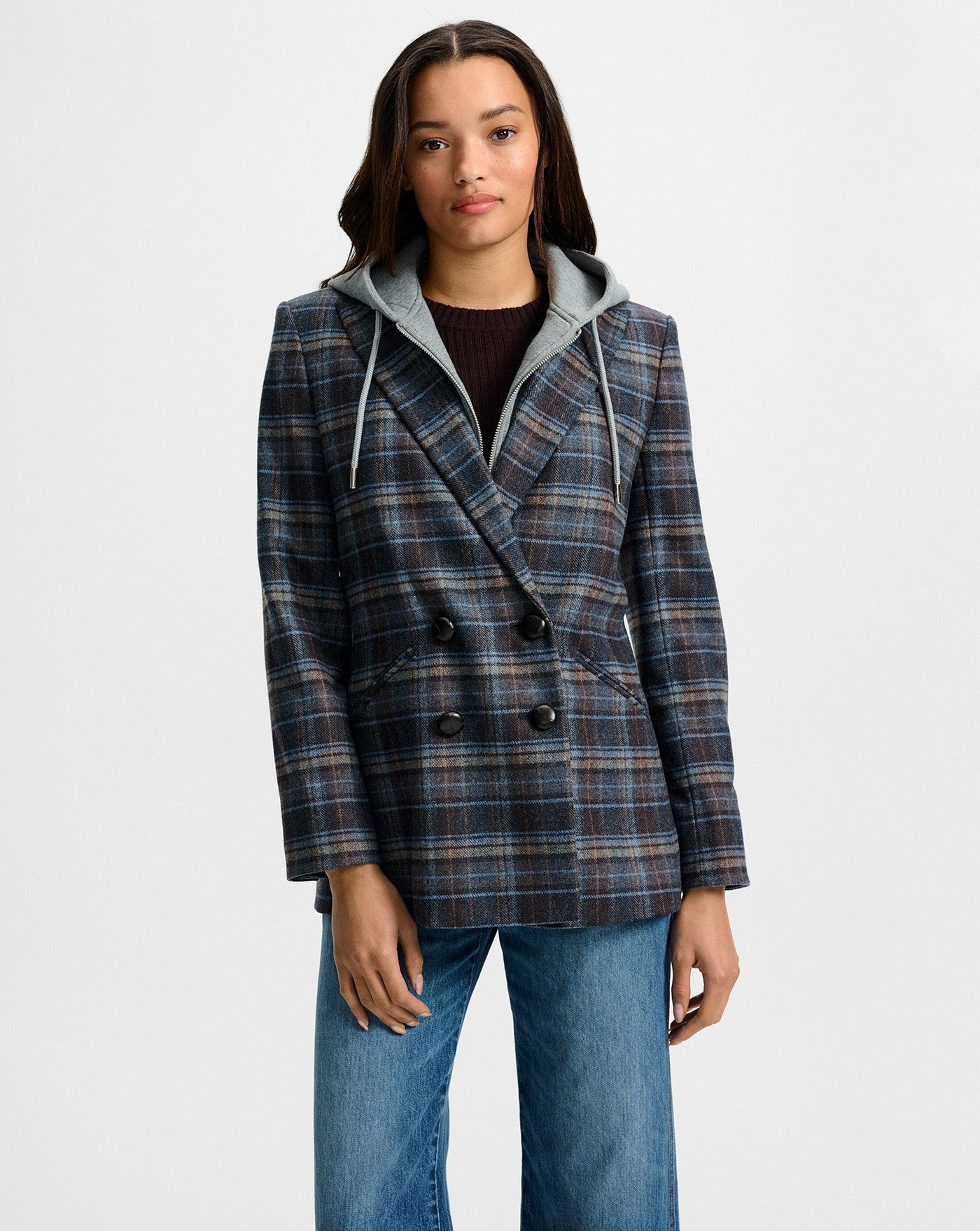 ORIA DICKEY JACKET IN BLUE MULTI