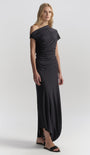 A.L.C Halle One Shoulder Jersey Midi Dress at Romi Boutique