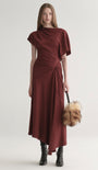 A.L.C Dena Crepe Midi Dress at Romi Boutique