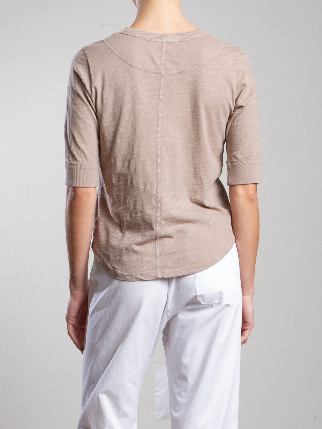 Pharaoh Giada Slim Crew in Supima Slub at Romi Boutique