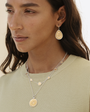 Anna Beck Contrast Dotted Teardrop Earrings at Romi Boutique