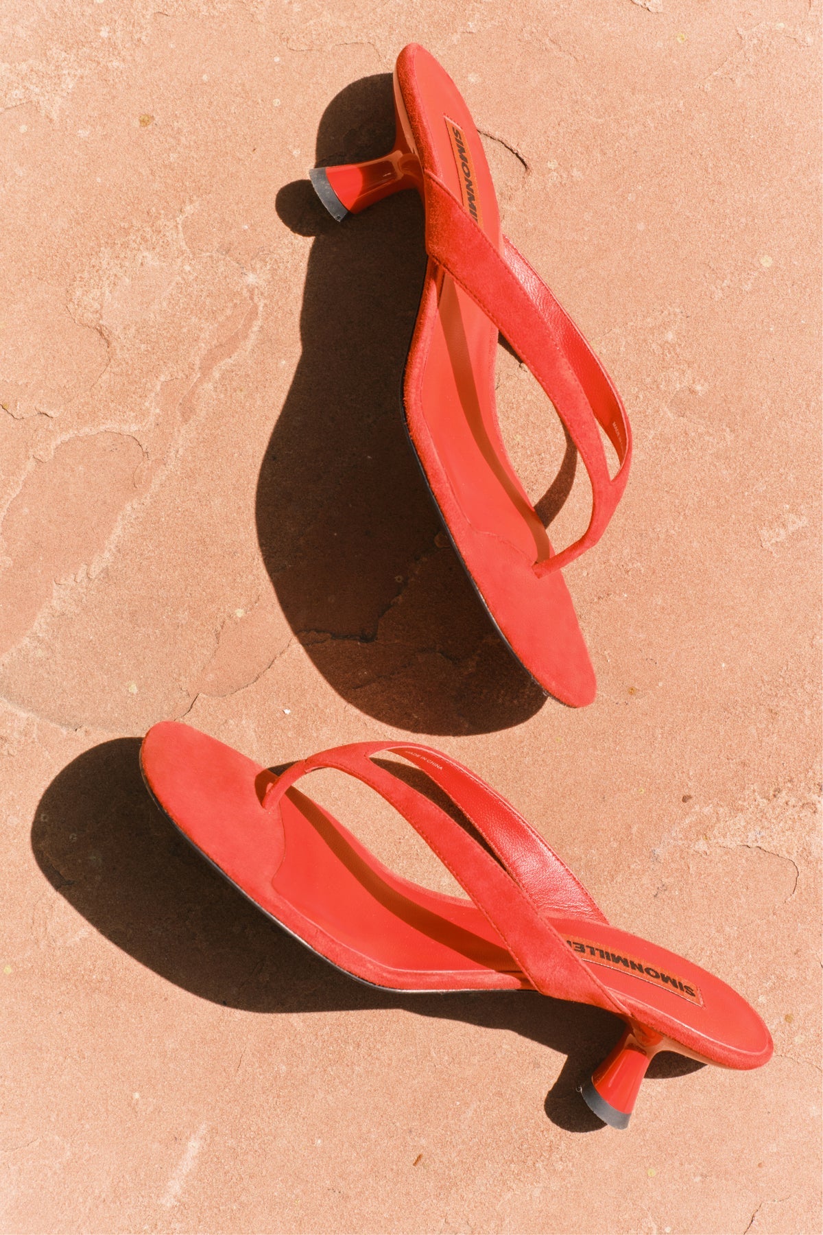 Simon Miller Suede Beep Thong at Romi Boutique
