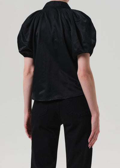 LEILA BLOUSE IN BLACK