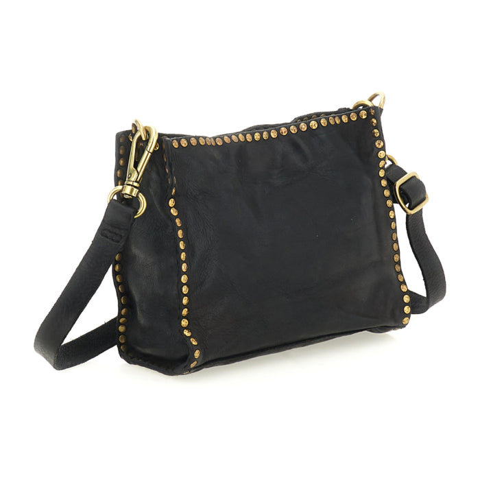 KURA AGATA SHOULDER BAG IN BLACK