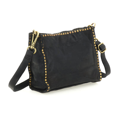 KURA AGATA SHOULDER BAG IN BLACK