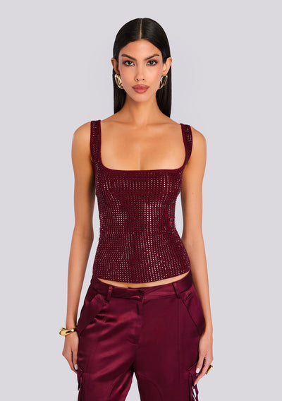 MARZIA EMBELLISHED TOP IN PORT