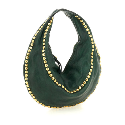 AMETISTA SHOULDER BAG IN GREEN - Romi Boutique