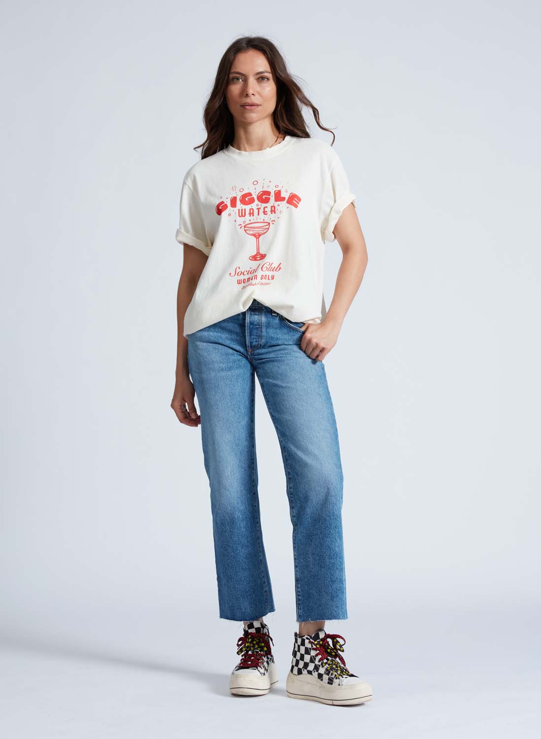 ASKK NY LOW RISE STRAIGHT at Romi Boutique