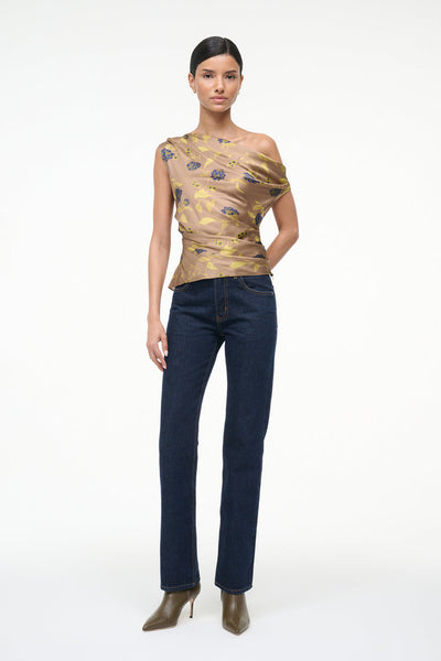 PHARE SILK TOP IN VINTAGE FLORAL