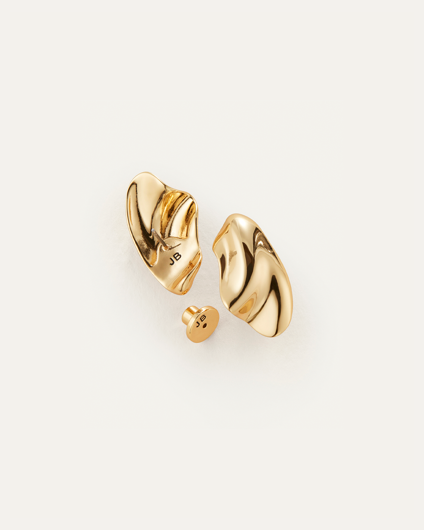 PORTIA EARRINGS IN HIGH POLISH GOLD