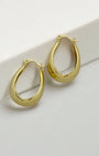 Romi MAREN CHUNKY HOOPS IN YELLOW GOLD at Romi Boutique