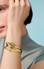 Jenny Bird LYDIA CUFF IN HIGH POLISH GOLD at Romi Boutique