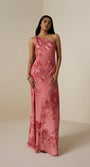Hemant & Nandita Vine One Shoulder Dress at Romi Boutique