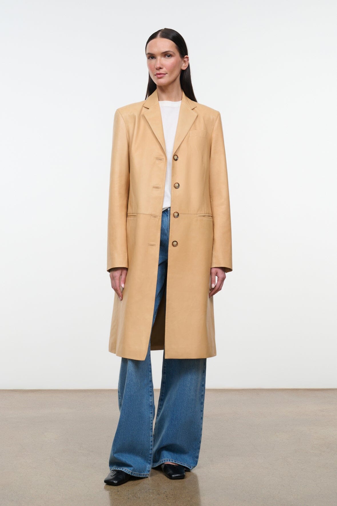 Wyatt Leather Coat