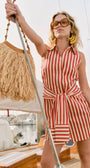 Simon Miller Inna Sleeveless Poplin Mini Dress at Romi Boutique