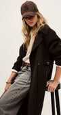 BA&SH KATE COAT at Romi Boutique
