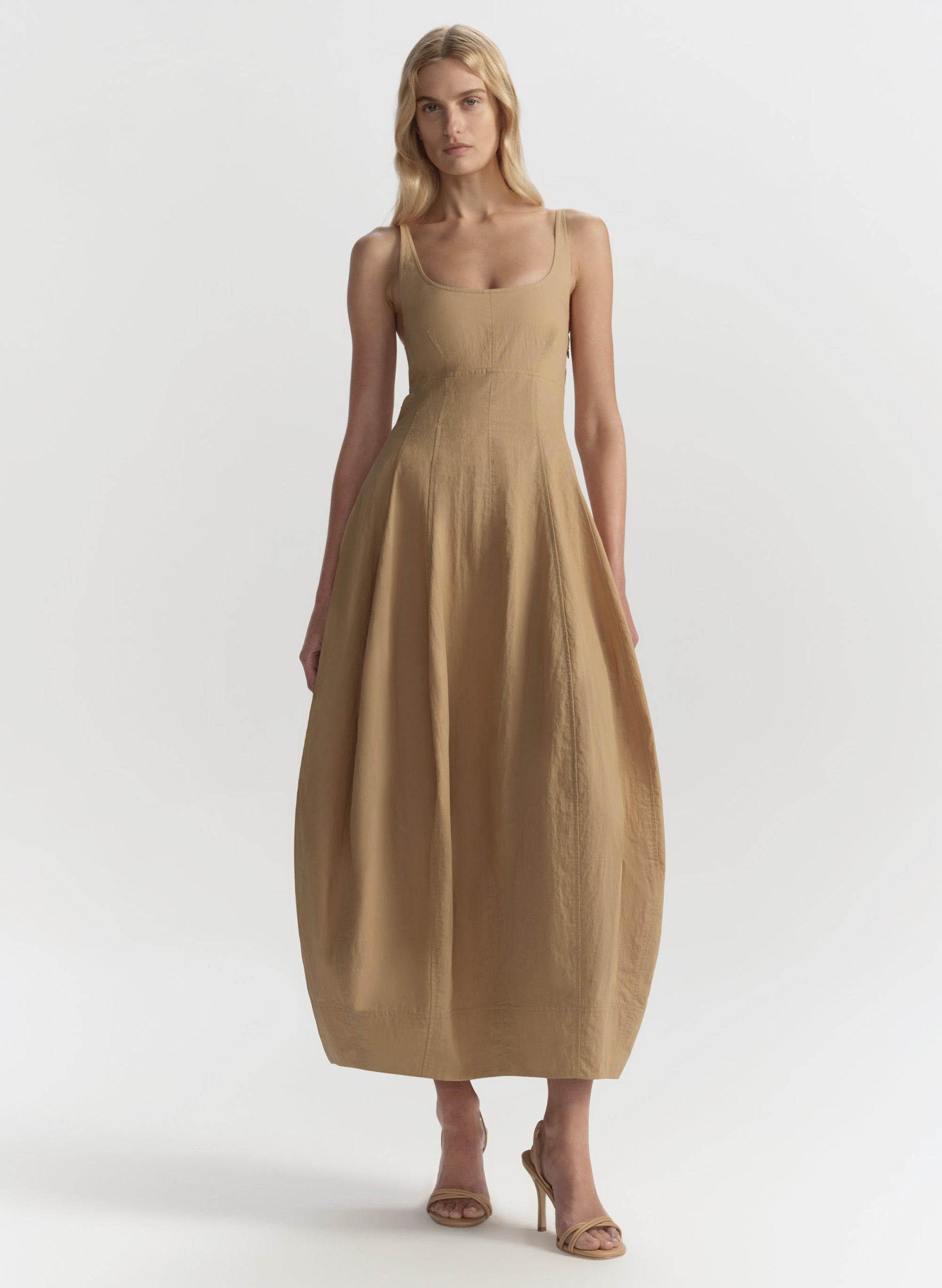 nina midi dress NINA White Sequin Midi Dress