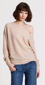 Minnie Rose CASHMERE OFF THE SHOULDER TOP at Romi Boutique