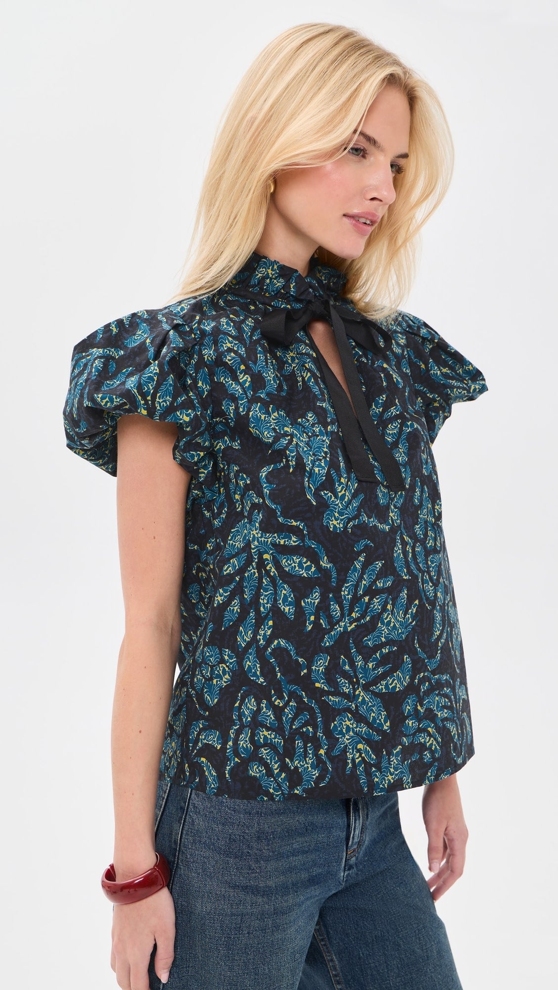 Estela Short Sleeve Cotton Top