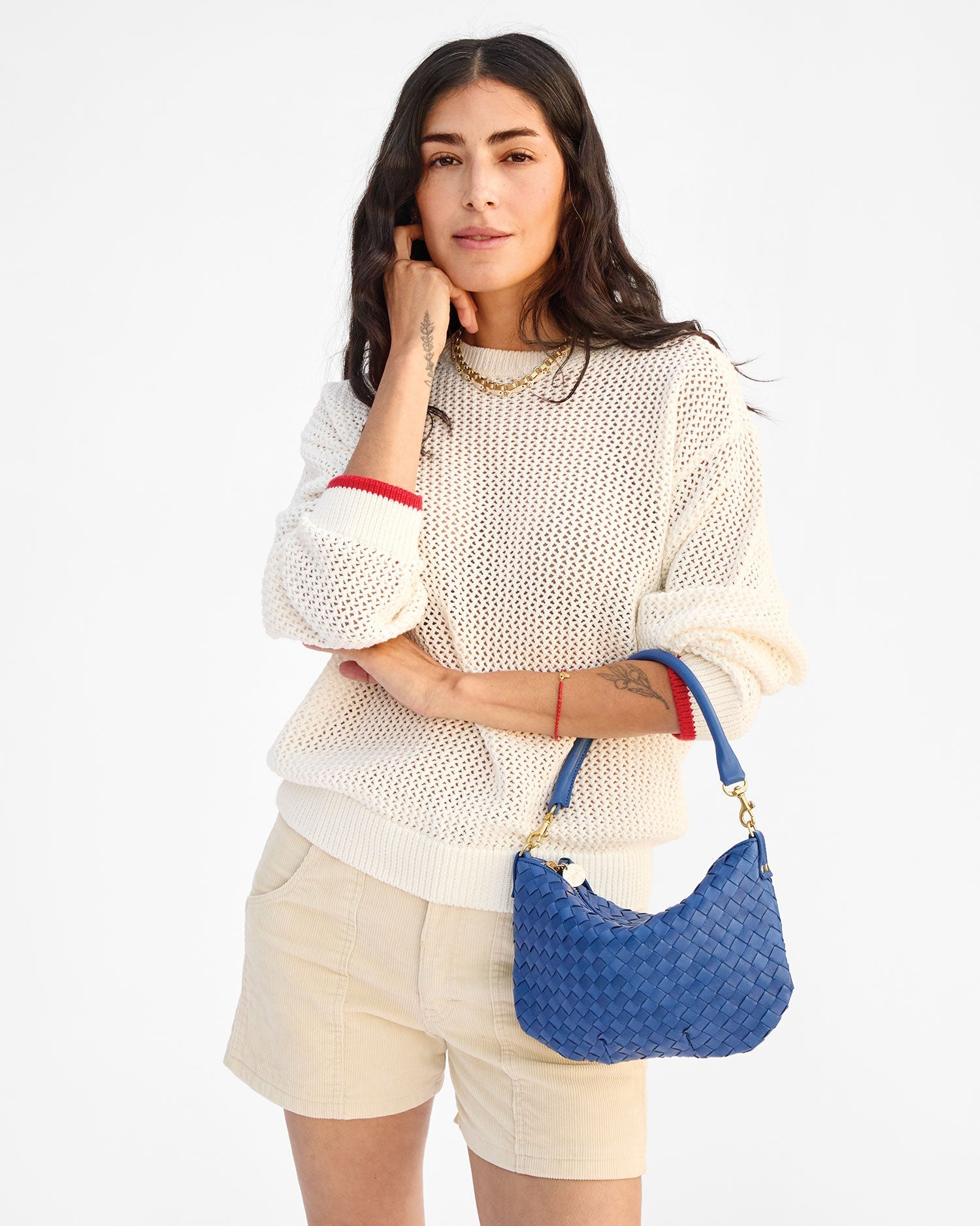 Clare V PETIT MOYEN MESSENGER at Romi Boutique