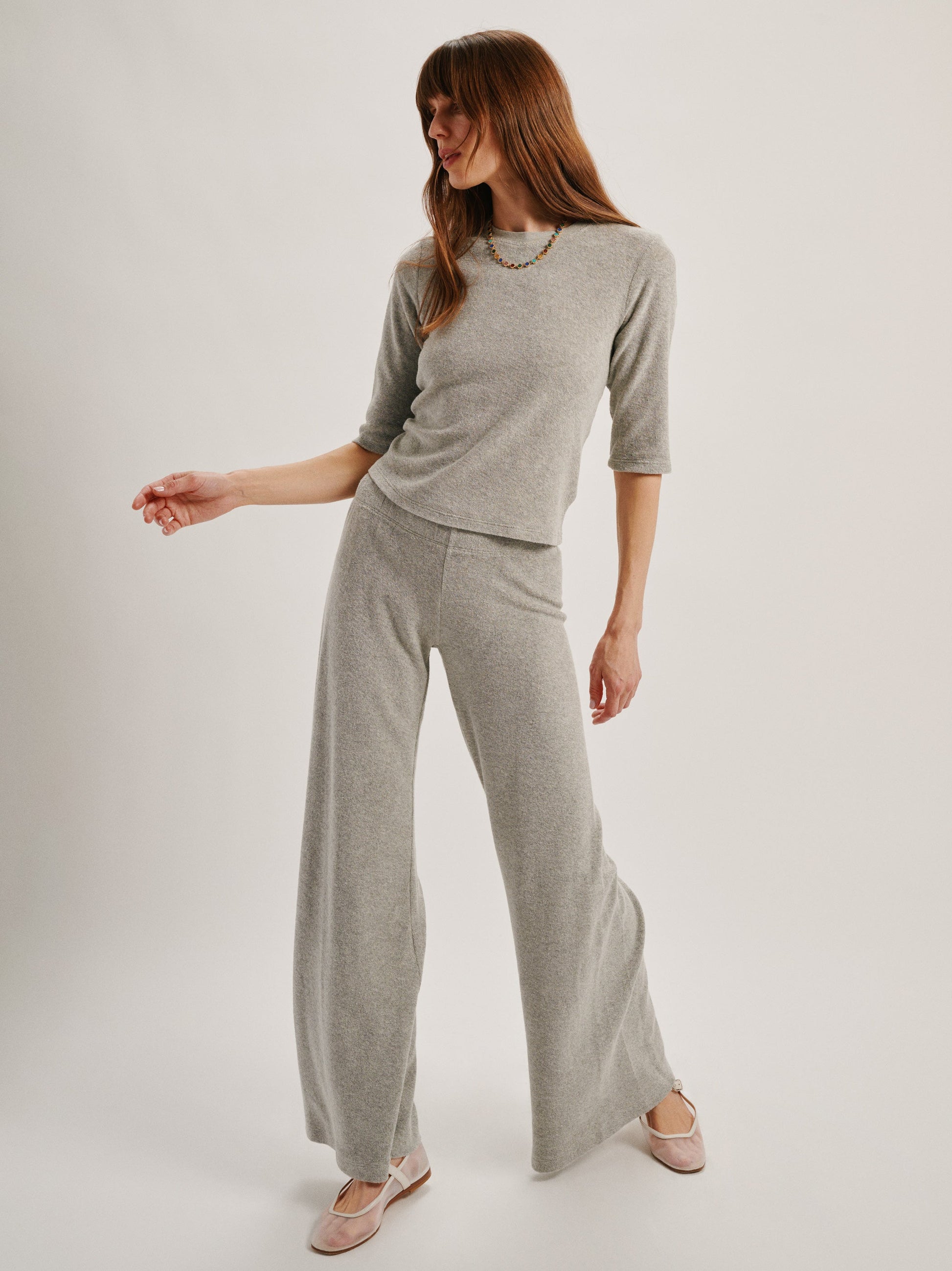 Suzie Kondi LITO LOW RISE FLARE PANTS at Romi Boutique