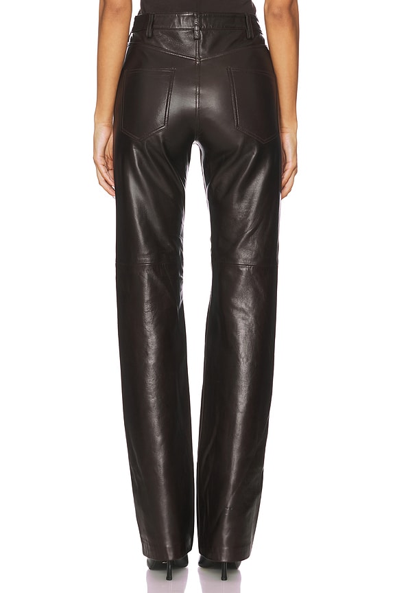JOAN LEATHER PANT IN ESPRESSO