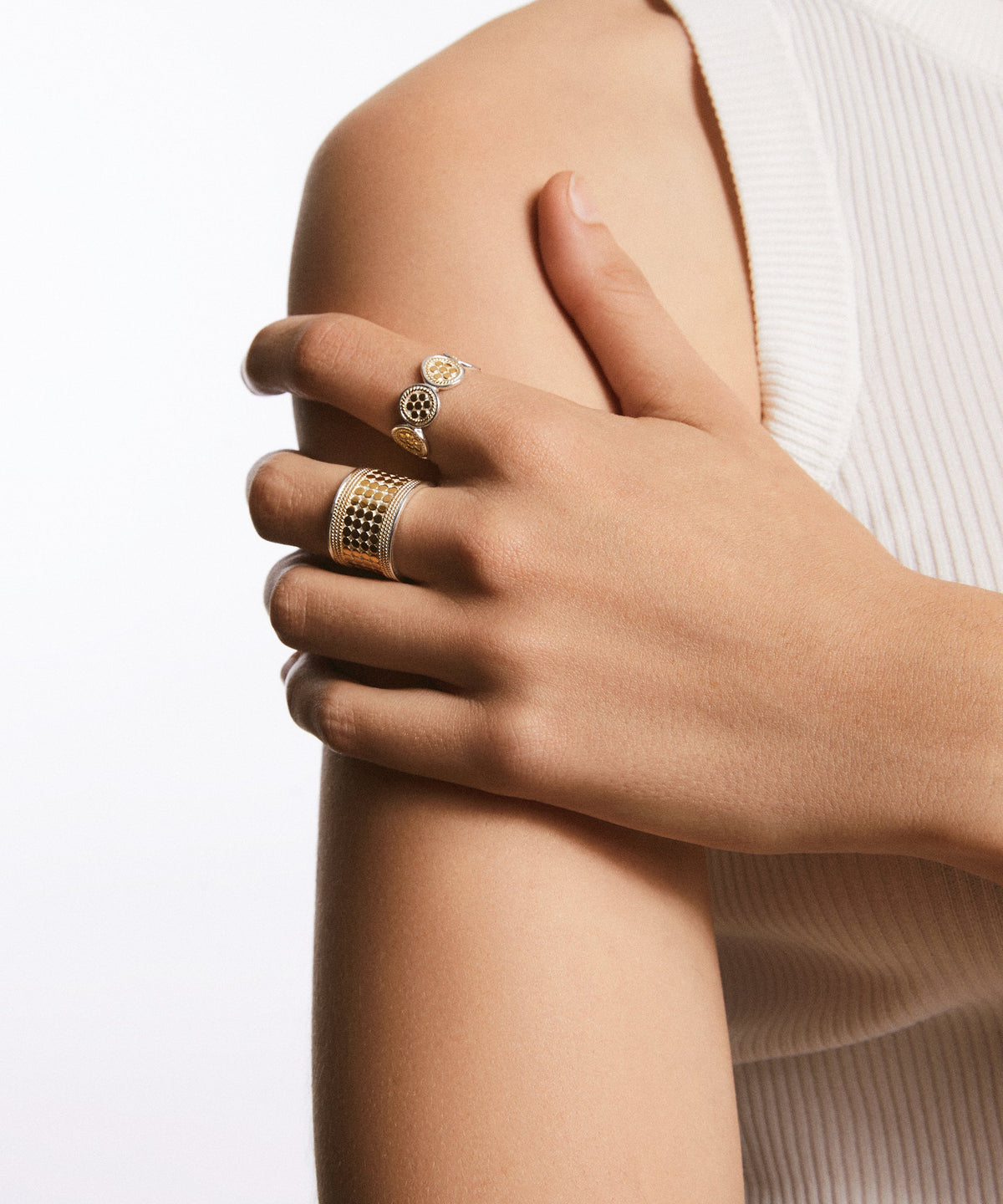 Anna Beck Classic Multi-Disc Ring at Romi Boutique