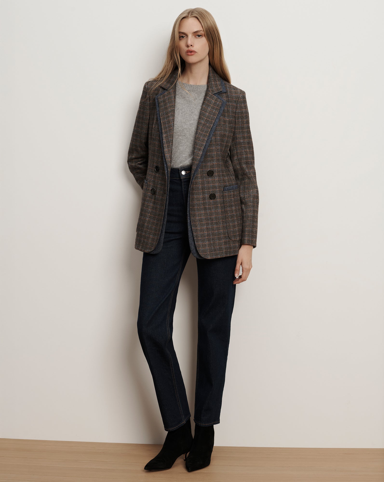 HEDI PLAID DICKEY JACKET