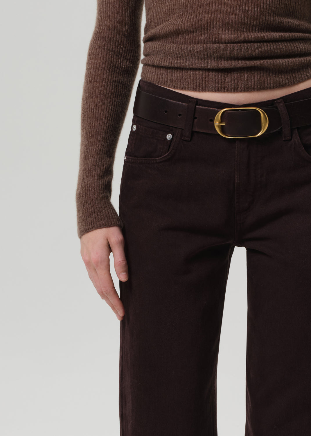 LINDZ LOW RISE EASY STRAIGHT IN CAROB