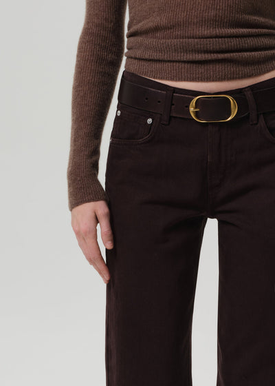 LINDZ LOW RISE EASY STRAIGHT IN CAROB