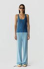 Guest In Residence FINE STRIPE TANK at Romi Boutique
