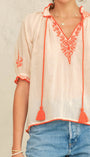 Mabe Talia Short Sleeve Top at Romi Boutique