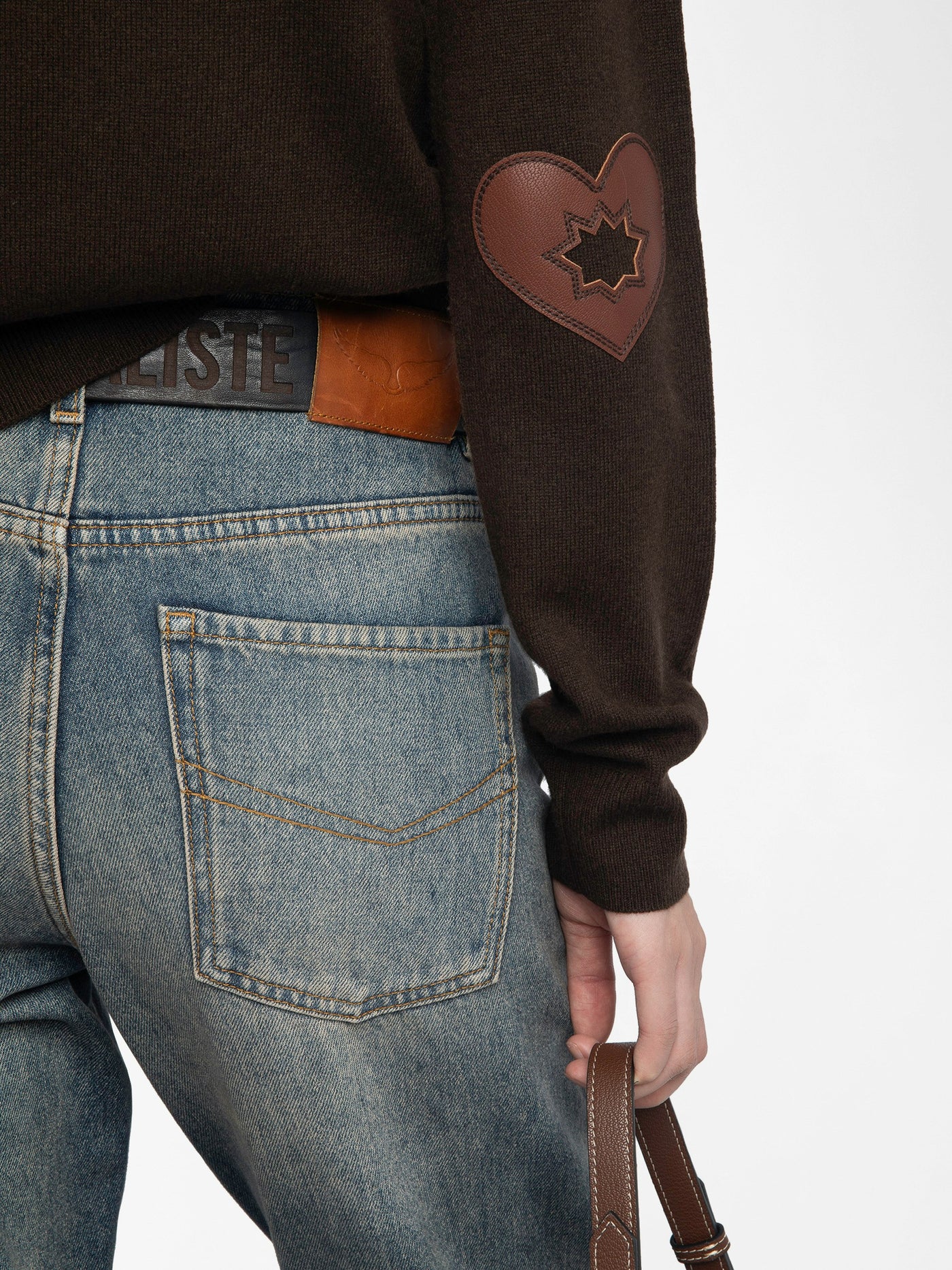 CICI SWEATER IN DARK CHOCOLATE