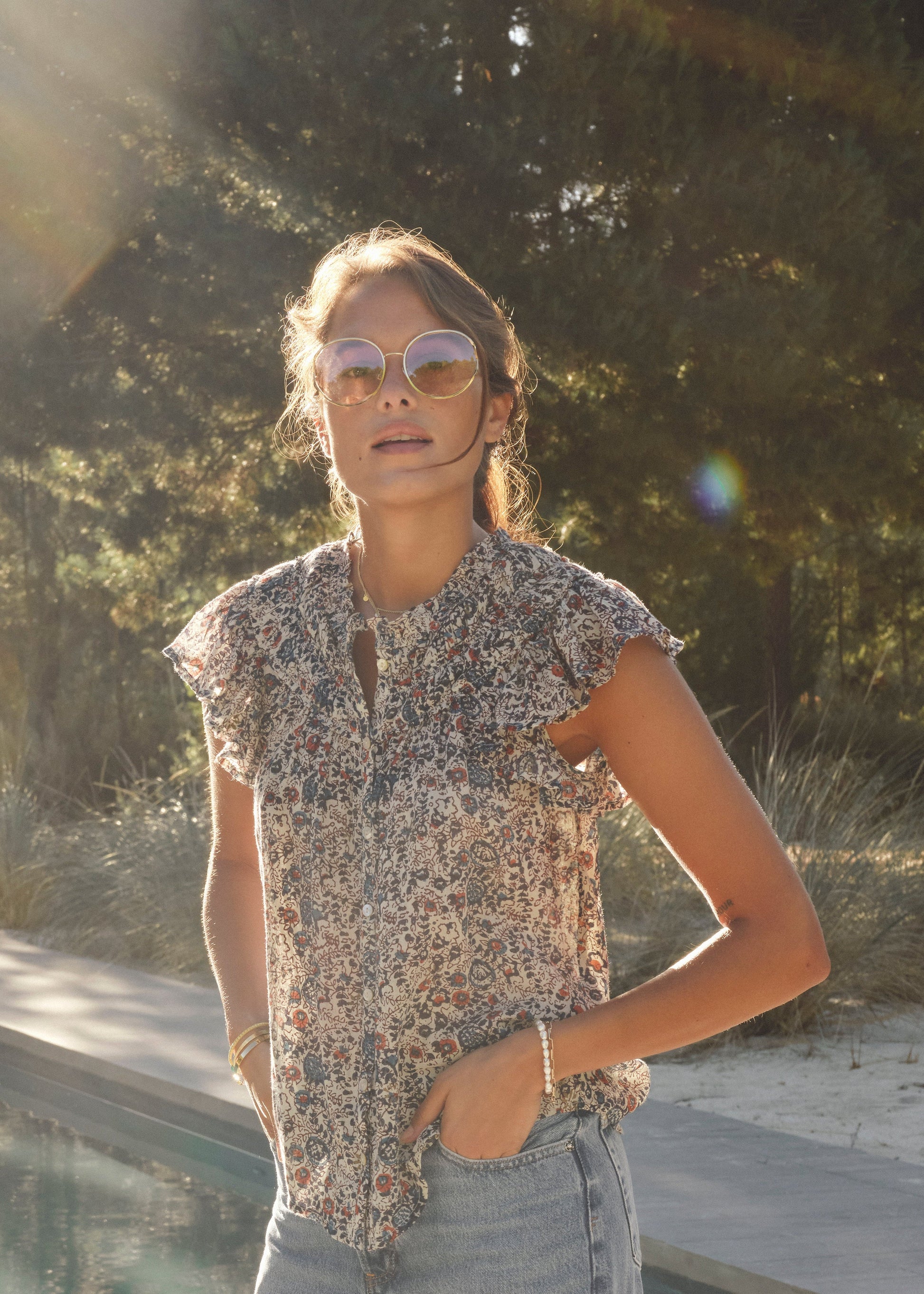 Cass Frill Top
